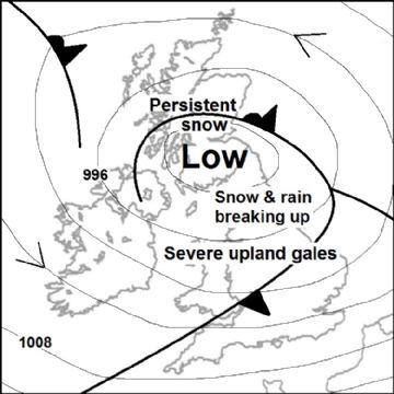 Synoptic chart for 24 Feb