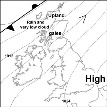 Synoptic chart for 24 Mar