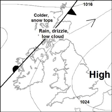 Synoptic chart for 25 Mar