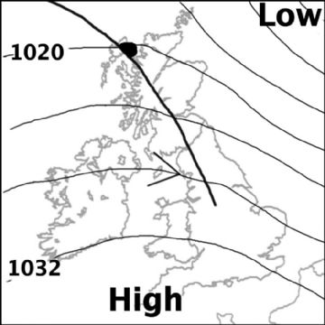 Synoptic chart for 24 May