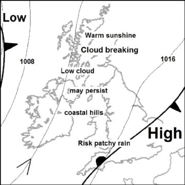 Synoptic chart for 06 Aug
