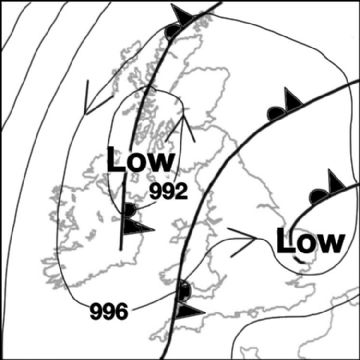 Synoptic chart for 21 Oct
