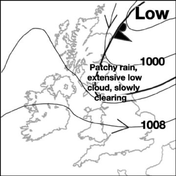 Synoptic chart for 22 Oct