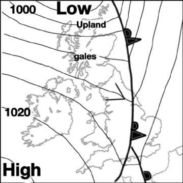 Synoptic chart for 16 Jan