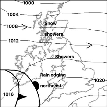 Synoptic chart for 18 Jan