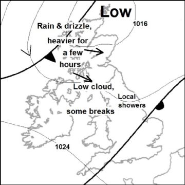 Synoptic chart for 24 Jun