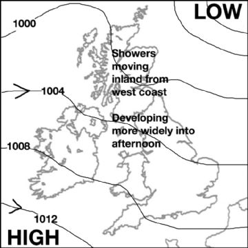 Synoptic chart for 24 May