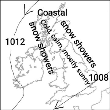 Synoptic chart for 01 Dec