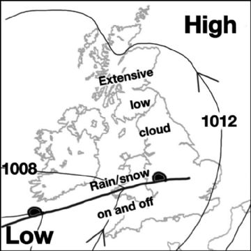 Synoptic chart for 03 Dec