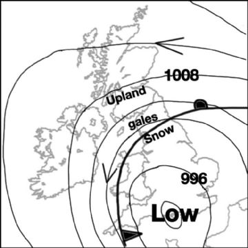 Synoptic chart for 04 Dec