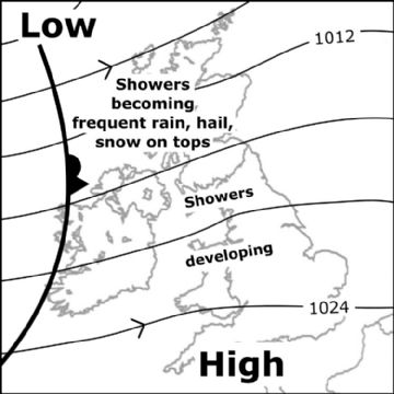 Synoptic chart for 14 Apr