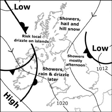Synoptic chart for 17 Apr