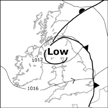 Synoptic chart for 14 Jun