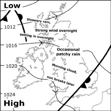 Synoptic chart for 26 Jul