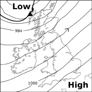 Synoptic chart for 12 Jan