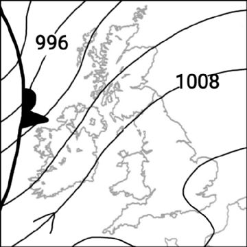 Synoptic chart for 14 Jan