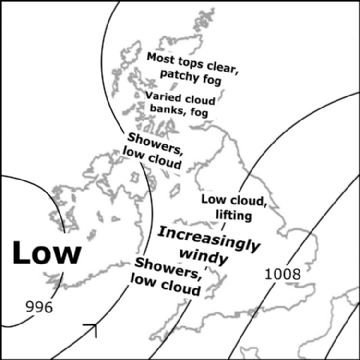 Synoptic chart for 16 Jan