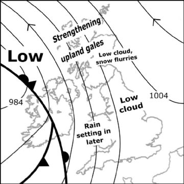 Synoptic chart for 26 Jan
