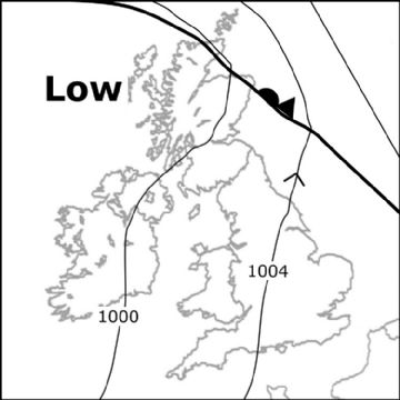 Synoptic chart for 08 Feb