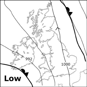Synoptic chart for 09 Feb