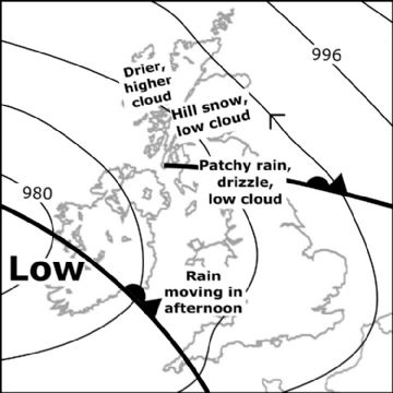 Synoptic chart for 10 Feb