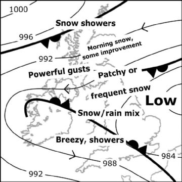 Synoptic chart for 12 Feb
