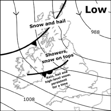 Synoptic chart for 16 Feb