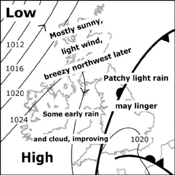 Synoptic chart for 06 Mar
