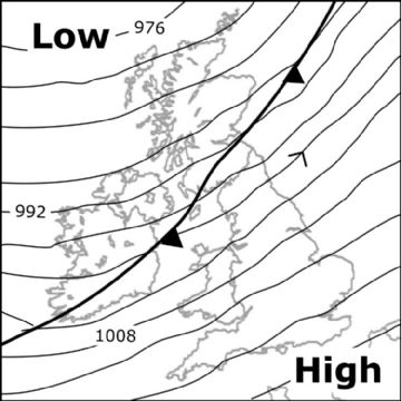 Synoptic chart for 12 Mar