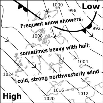 Synoptic chart for 25 Mar