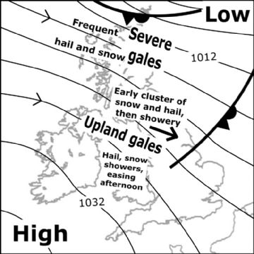 Synoptic chart for 28 Mar