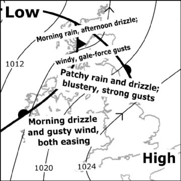 Synoptic chart for 21 May