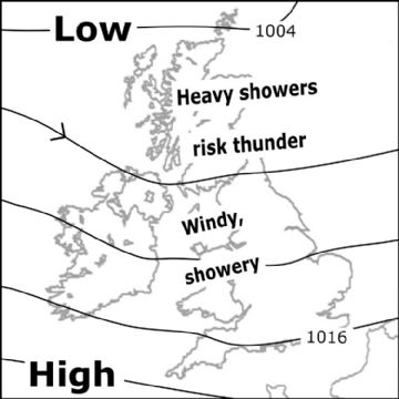 Synoptic chart for 09 Jun
