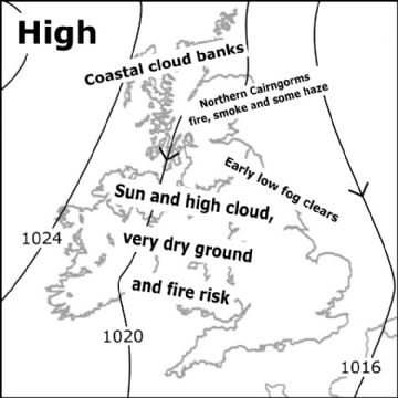 Synoptic chart for 17 Jul