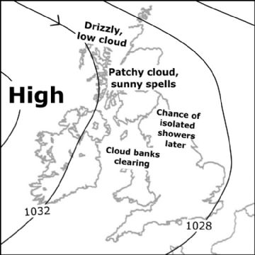 Synoptic chart for 21 Jul