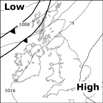 Synoptic chart for 08 Aug