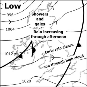 Synoptic chart for 07 Sep