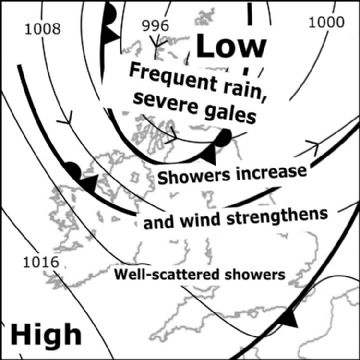 Synoptic chart for 08 Sep