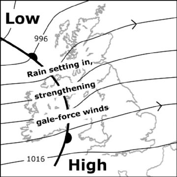 Synoptic chart for 18 Sep
